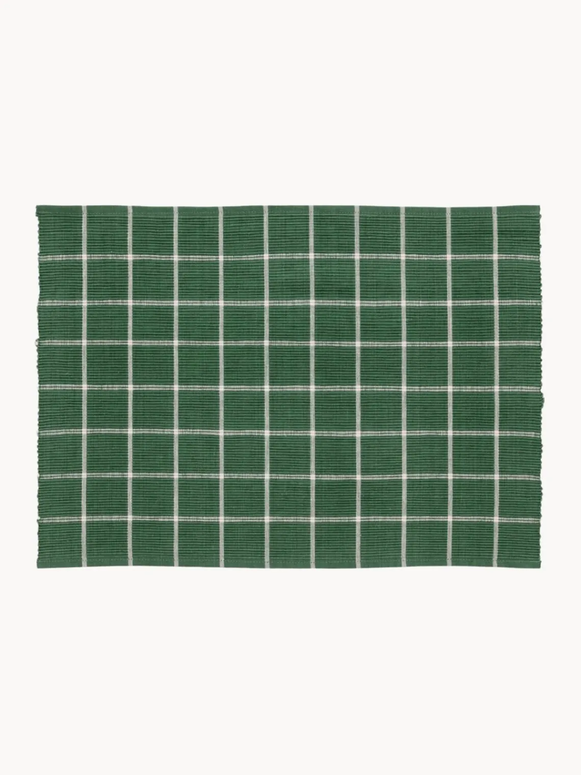 Manteles Individuales|Manteles Individuales>Södahl Manteles individuales de algodón Vista Tonos verdes