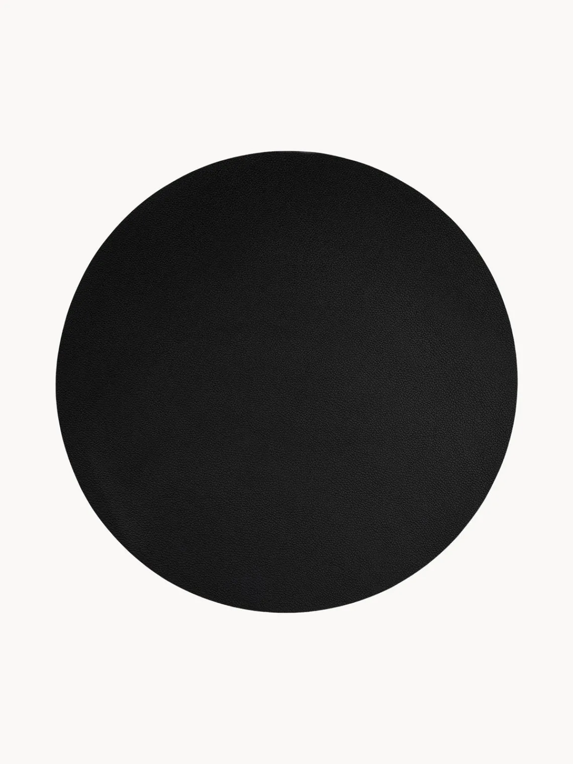 Outlet Manteles individuales redondos de cuero sintético Pik, 2 uds. Manteles Individuales|Vajillas Completas