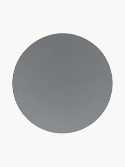 Manteles Individuales|Vajillas Completas>ASA Selection Manteles individuales redondos de cuero sintético Pik, 2 uds. Gris oscuro