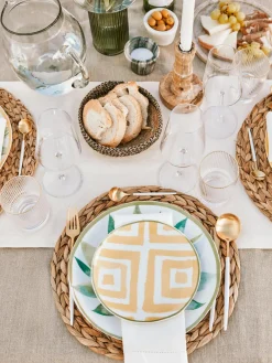 New Manteles redondos individuales Wanda, 4 uds. Manteles Individuales|Manteles Individuales