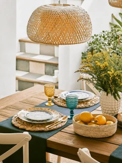 New Manteles redondos individuales Wanda, 4 uds. Manteles Individuales|Manteles Individuales