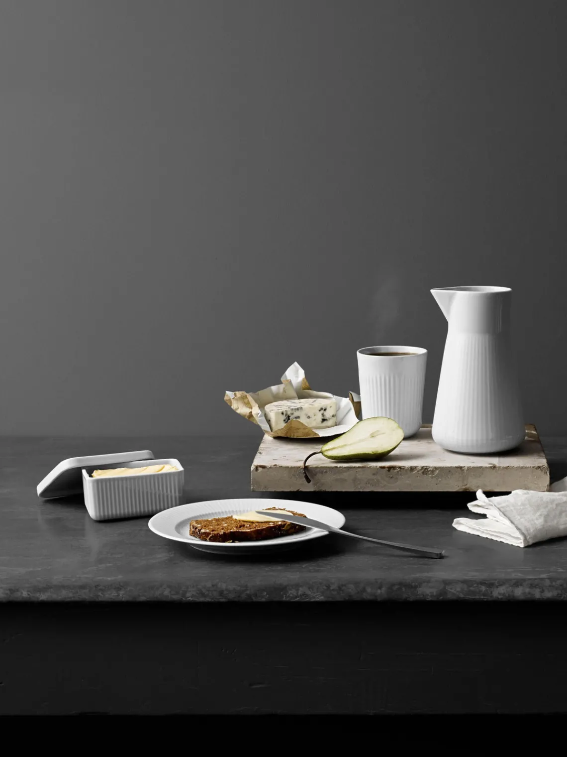 Mantequilleras|Vajillas Completas>Eva Solo Mantequera de porcelana Legio Nova