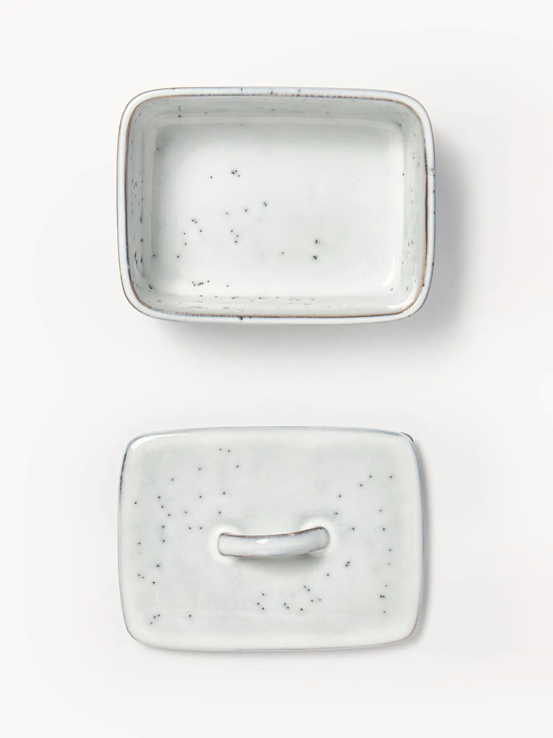 Mantequilleras|Vajillas Completas>Broste Copenhagen Mantequillera artesanal Nordic Sand