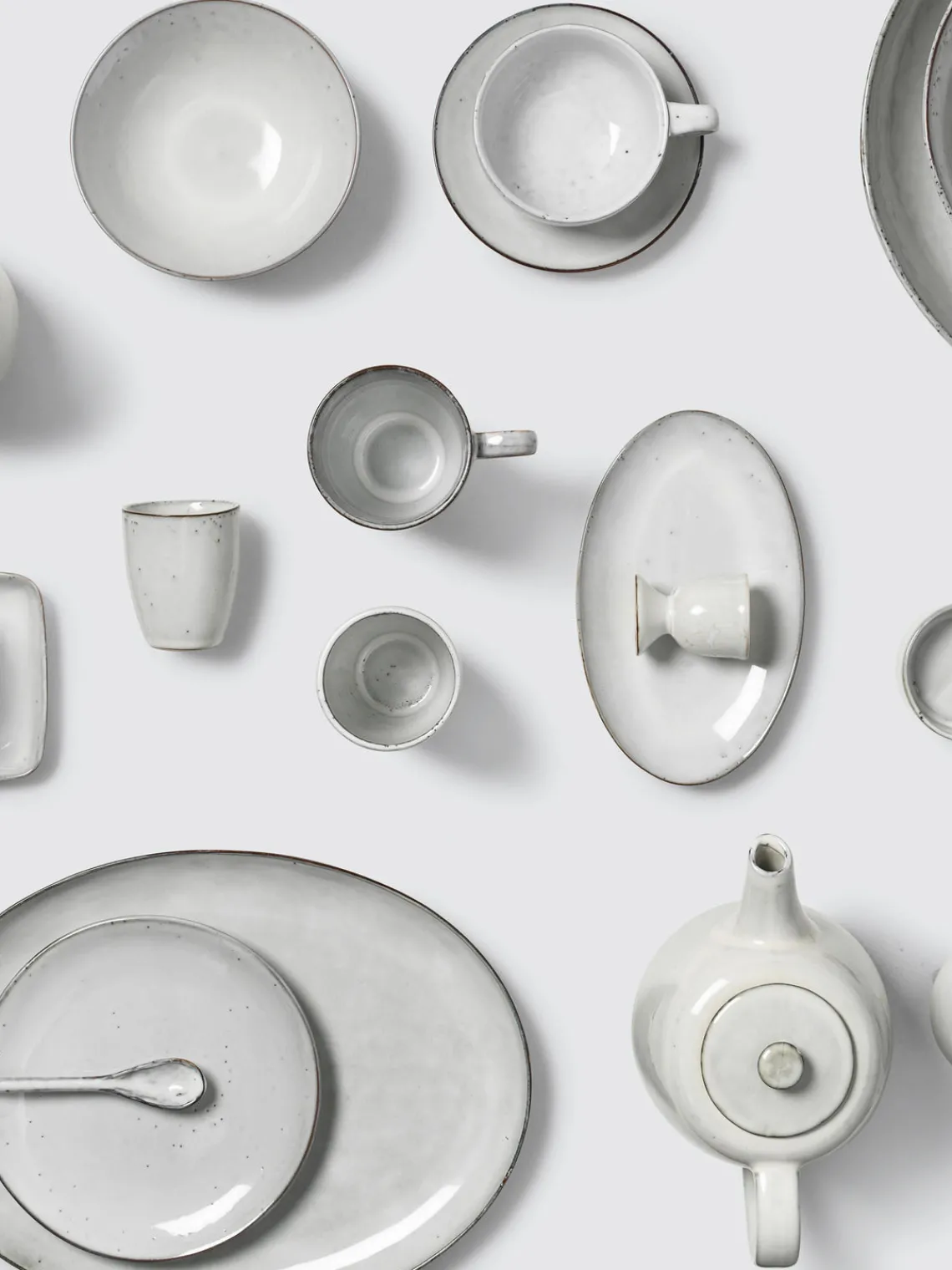 Mantequilleras|Vajillas Completas>Broste Copenhagen Mantequillera artesanal Nordic Sand