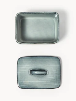 Mantequilleras|Vajillas Completas></noscript>Broste Copenhagen Mantequillera artesanal Nordic Sea Gris, azul