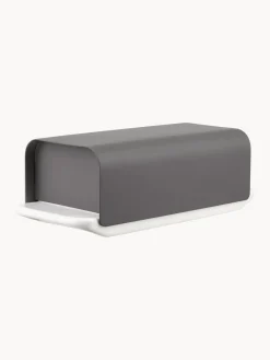 Mantequilleras|Vajillas Completas>ALESSI Mantequillera Mattina Gris oscuro, blanco