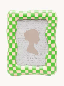 Marcos De Fotos|Jarrones>Kare Design Marco Checker Verde, melocotón