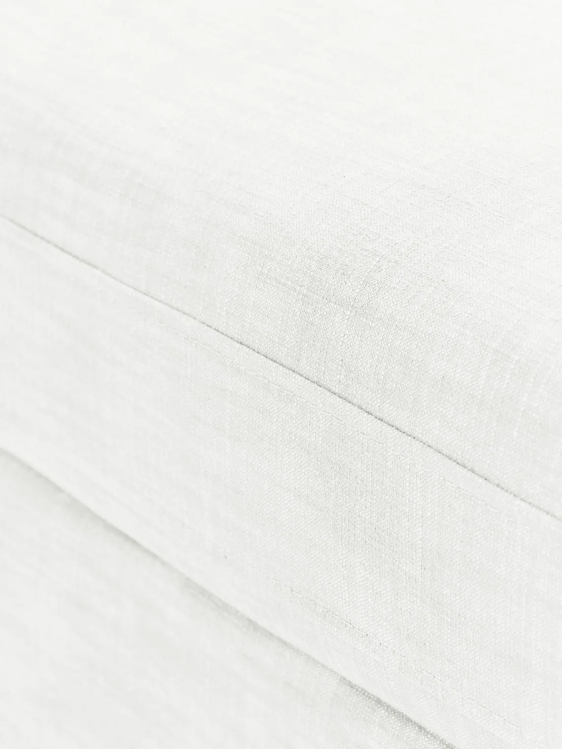 Sofás>Westwing Collection Módulo central con tapizado desenfundable Russell Tejido blanco Off White jaspeado