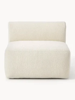 Sofás>Westwing Collection Módulo central de borreguillo Sofia Borreguillo blanco Off White