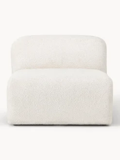 Clearance Módulo central de borreguillo bouclé Wolke Sofás