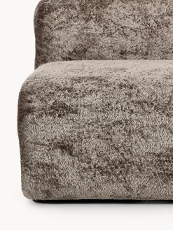 Sofás></noscript>Westwing Collection Módulo central de borreguillo bouclé Wolke Borreguillo bouclé taupe