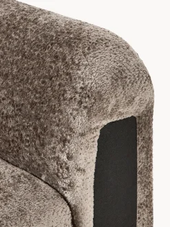 Sofás></noscript>Westwing Collection Módulo central de borreguillo bouclé Wolke Borreguillo bouclé taupe