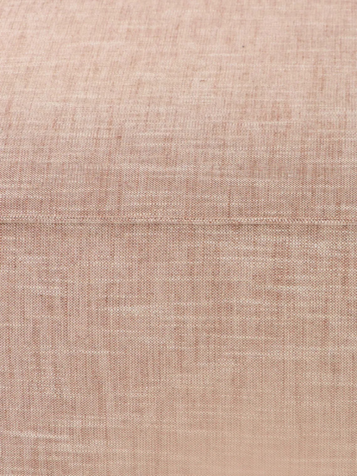 Sofás>Westwing Collection Módulo central de mezcla de lino Lennon Mezcla de lino rojo óxido