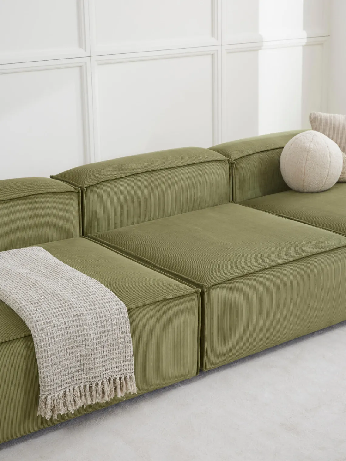 Online Módulo central de pana sofá Lennon Sofás