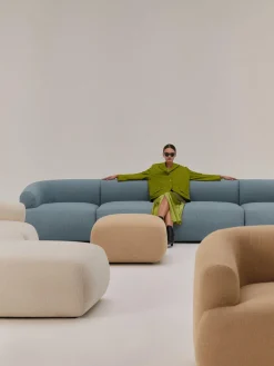 Hot Módulo central en tejido bouclé Sofia Sofás