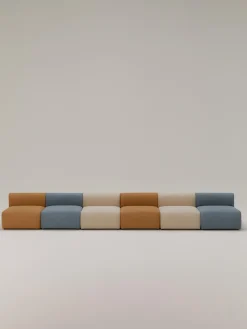 Outlet Módulo central en tejido bouclé Sofia Sofás