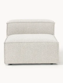 Sofás>Westwing Collection Módulo central en tejido bouclé Lennon Bouclé blanco Off White