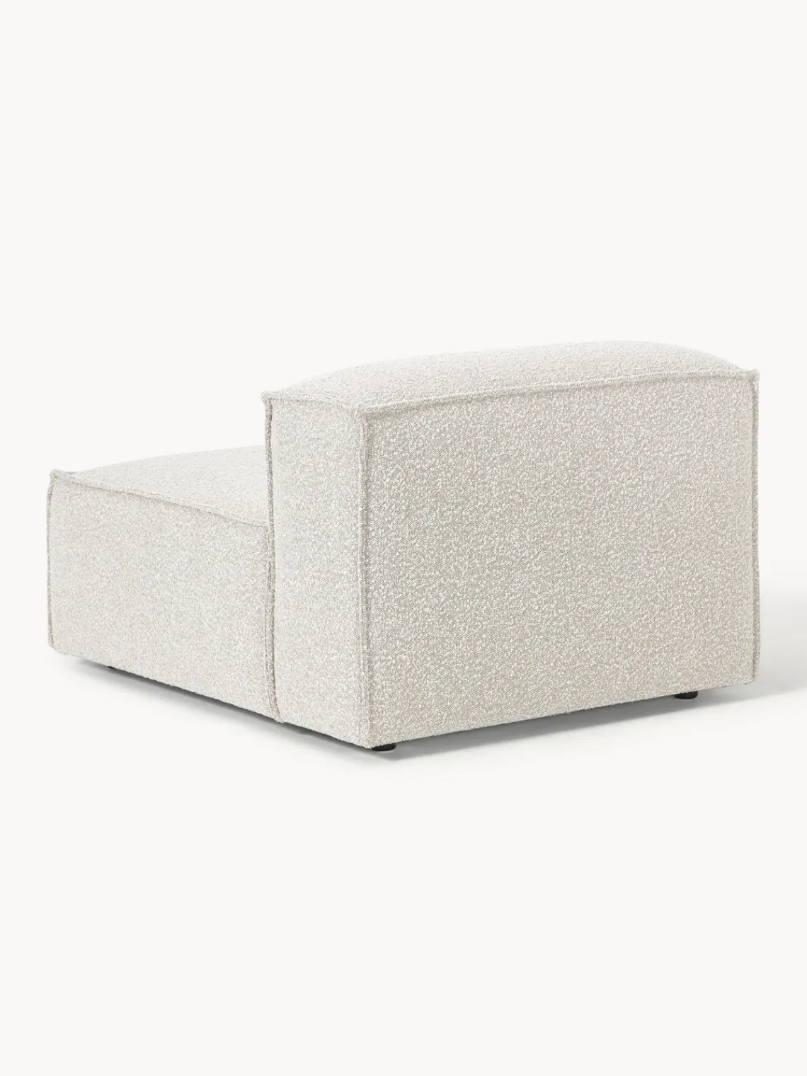 Sofás>Westwing Collection Módulo central en tejido bouclé Lennon Bouclé blanco Off White