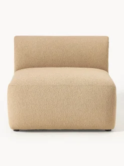 Sofás>Westwing Collection Módulo central en tejido bouclé Sofia Bouclé beige