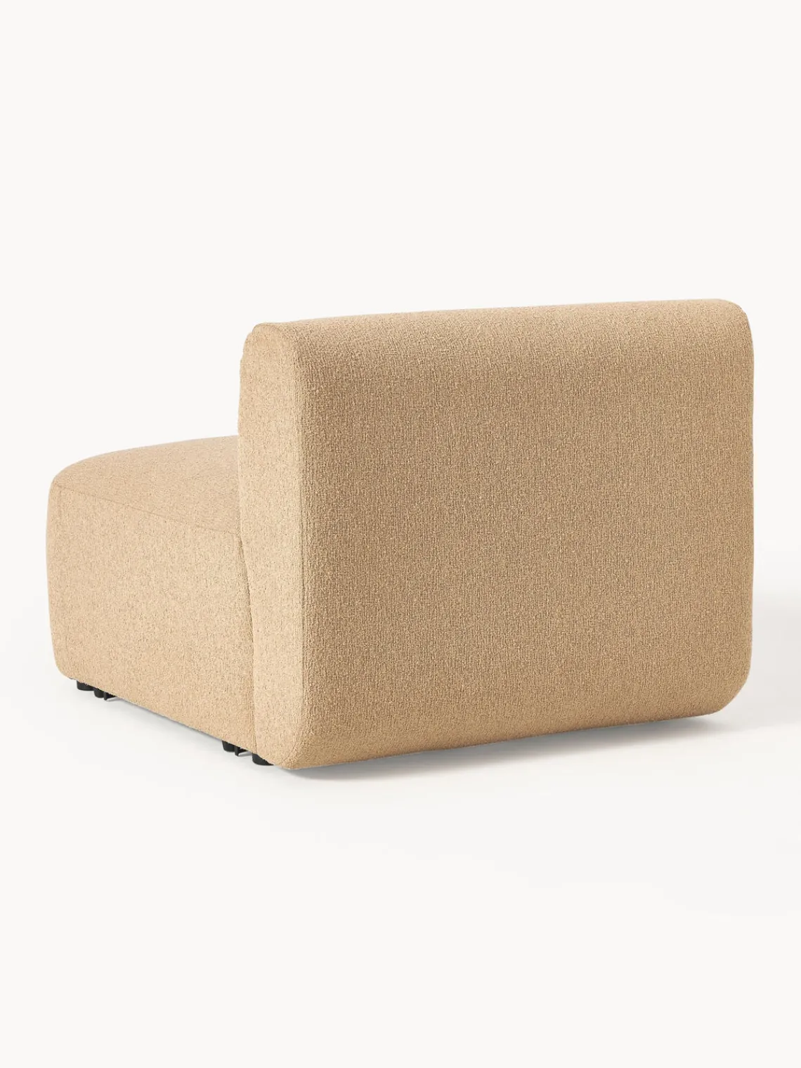 Sofás>Westwing Collection Módulo central en tejido bouclé Sofia Bouclé beige