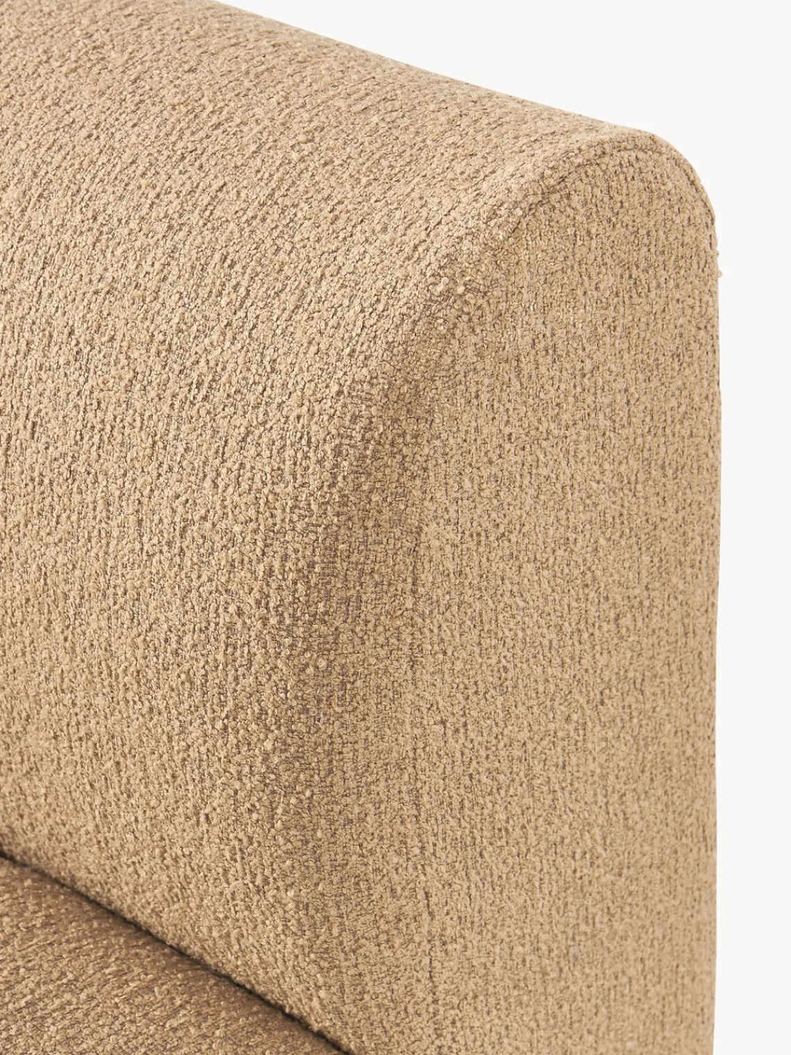 Sofás>Westwing Collection Módulo central en tejido bouclé Sofia Bouclé beige