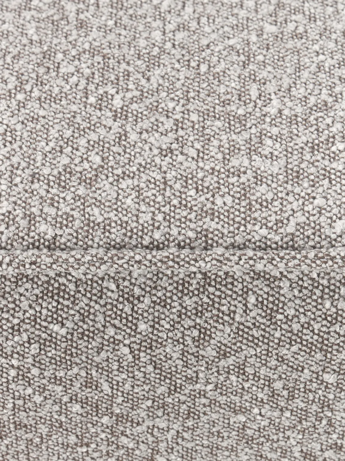 Sofás>Westwing Collection Módulo central en tejido bouclé Lennon Bouclé gris pardo