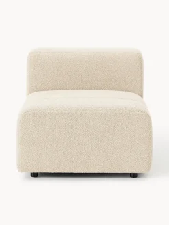 Módulo central en tejido bouclé Lena Sofás