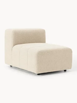 Módulo central en tejido bouclé Lena Sofás