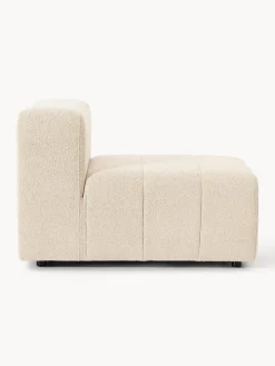 Módulo central en tejido bouclé Lena Sofás