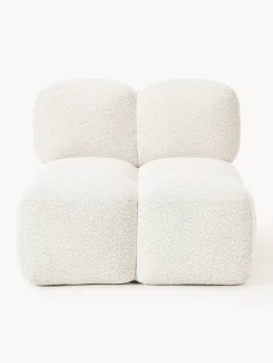 Discount Módulo central en tejido bouclé Tayla Sofás