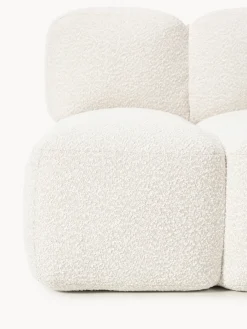 Discount Módulo central en tejido bouclé Tayla Sofás