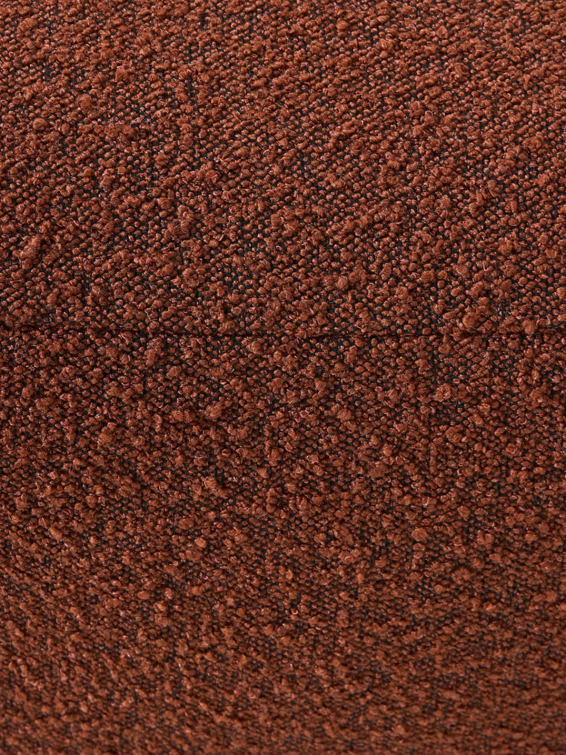 Sofás>Westwing Collection Módulo central en tejido bouclé Tayla Bouclé terracota