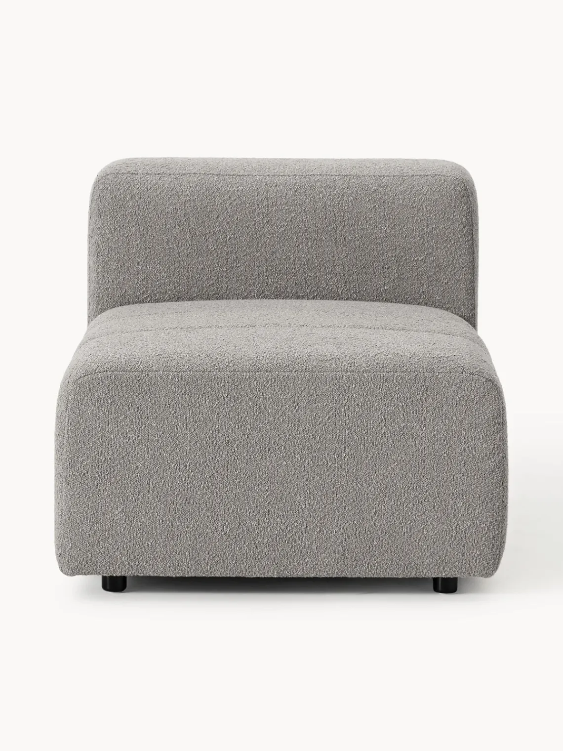 Outlet Módulo central en tejido bouclé Lena Sofás