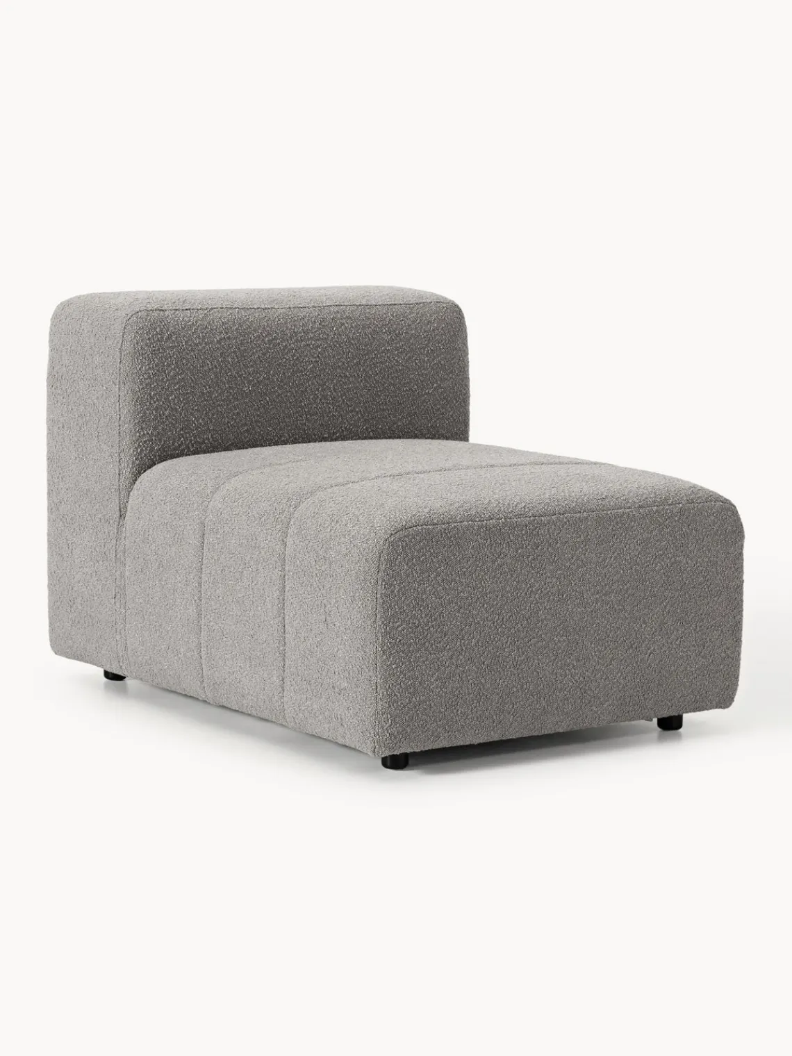 Outlet Módulo central en tejido bouclé Lena Sofás