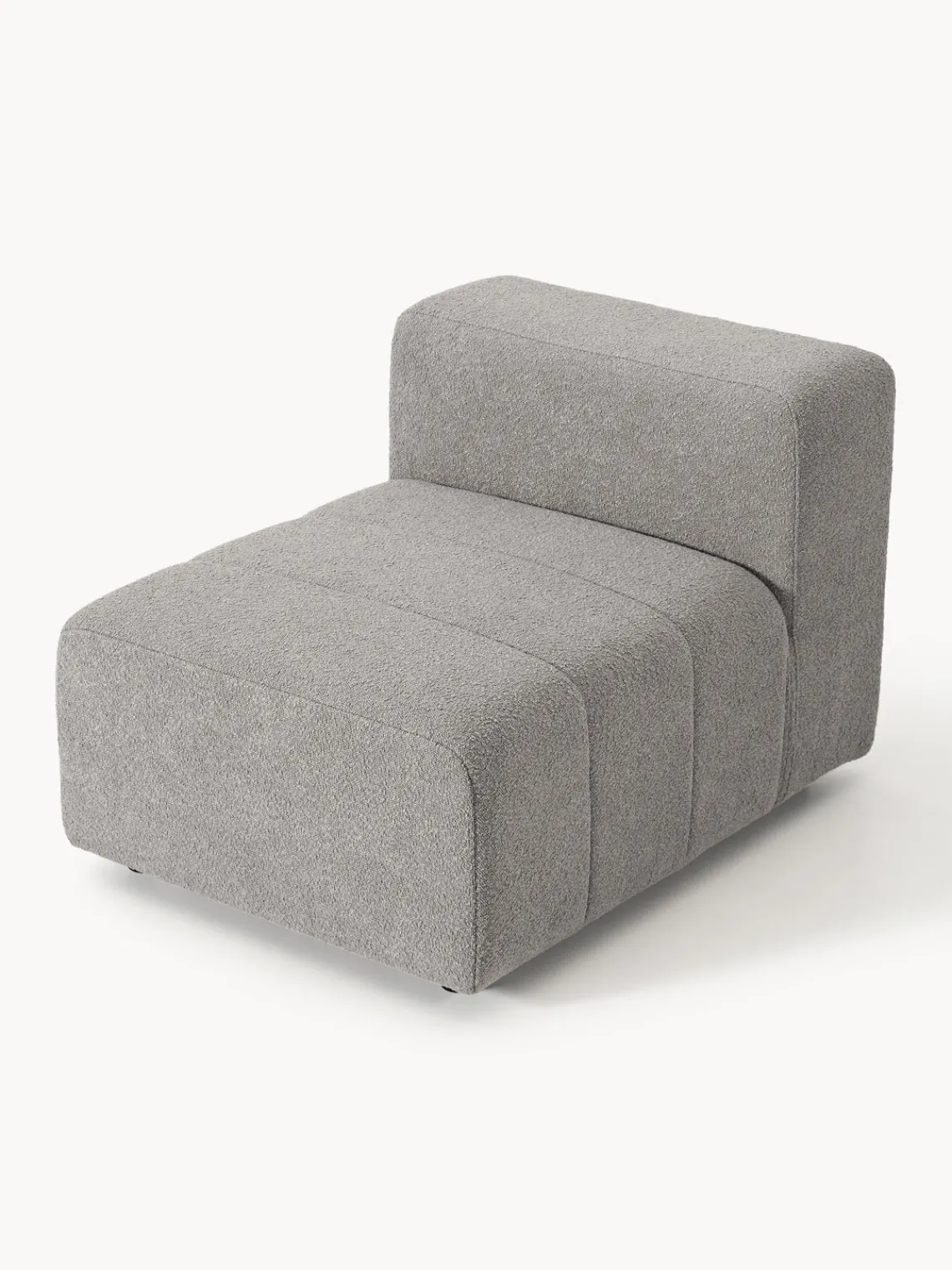 Outlet Módulo central en tejido bouclé Lena Sofás