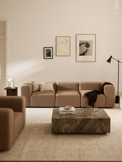 Online Módulo central en tejido bouclé Lena Sofás