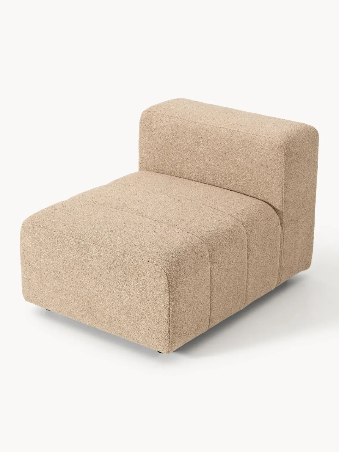 Online Módulo central en tejido bouclé Lena Sofás