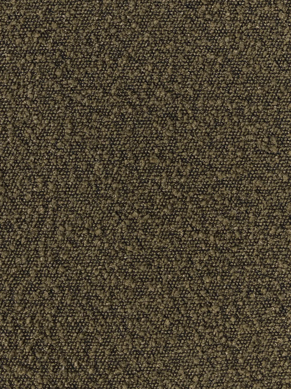 Sofás>Westwing Collection Módulo central en tejido bouclé Anton Bouclé verde oliva