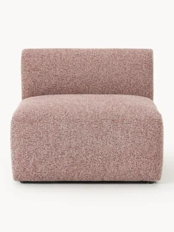 Sofás>Westwing Collection Módulo central en tejido bouclé Sofia Bouclé jaspeado, terracota