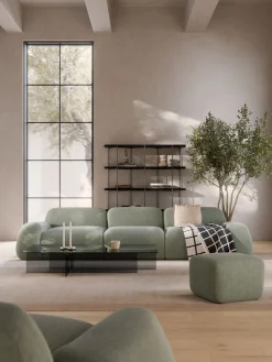 Clearance Módulo central en tejido bouclé Wolke Sofás