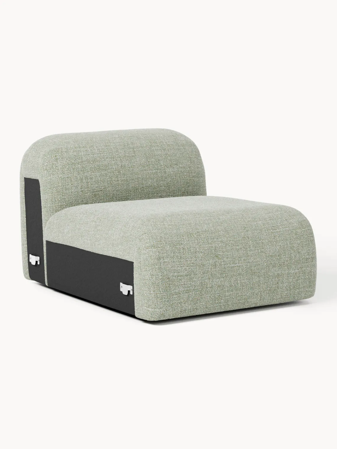 Clearance Módulo central en tejido bouclé Wolke Sofás