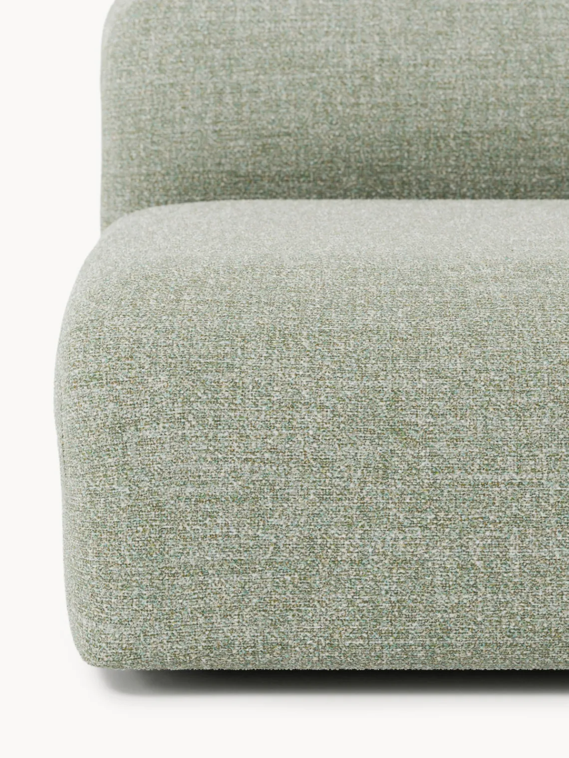 Clearance Módulo central en tejido bouclé Wolke Sofás