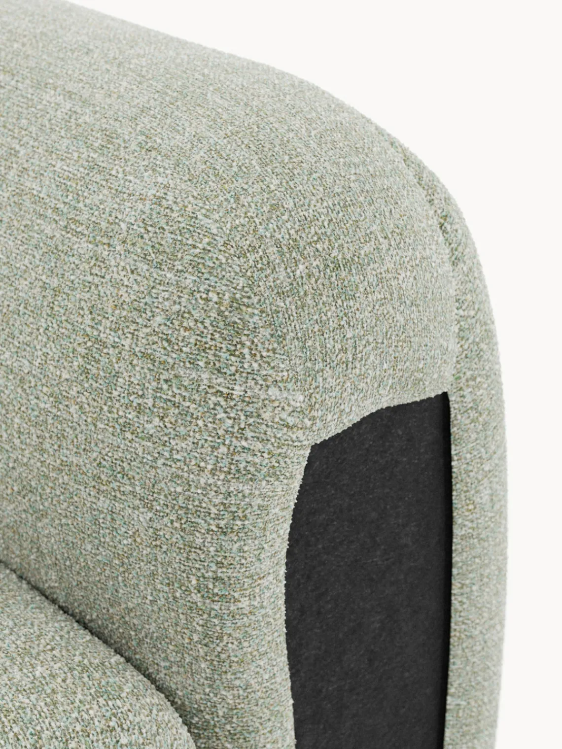 Clearance Módulo central en tejido bouclé Wolke Sofás