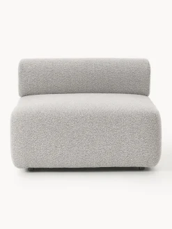 Sofás>Westwing Collection Módulo central en tejido bouclé Anton Bouclé taupe