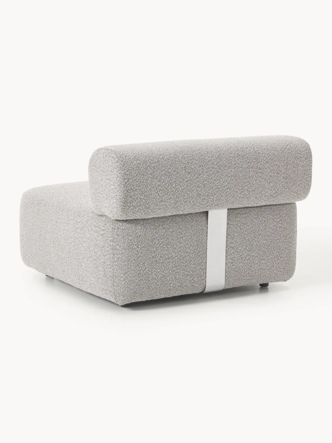 Sofás>Westwing Collection Módulo central en tejido bouclé Anton Bouclé taupe