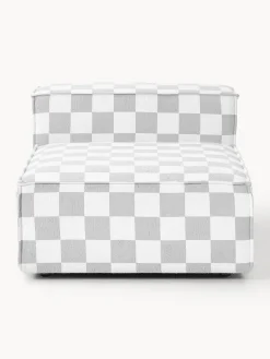 Outlet Módulo central en tejido bouclé Lennon, diseño Crosby Studios Sofás