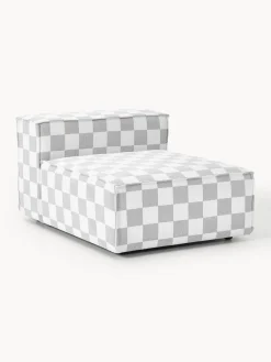 Outlet Módulo central en tejido bouclé Lennon, diseño Crosby Studios Sofás