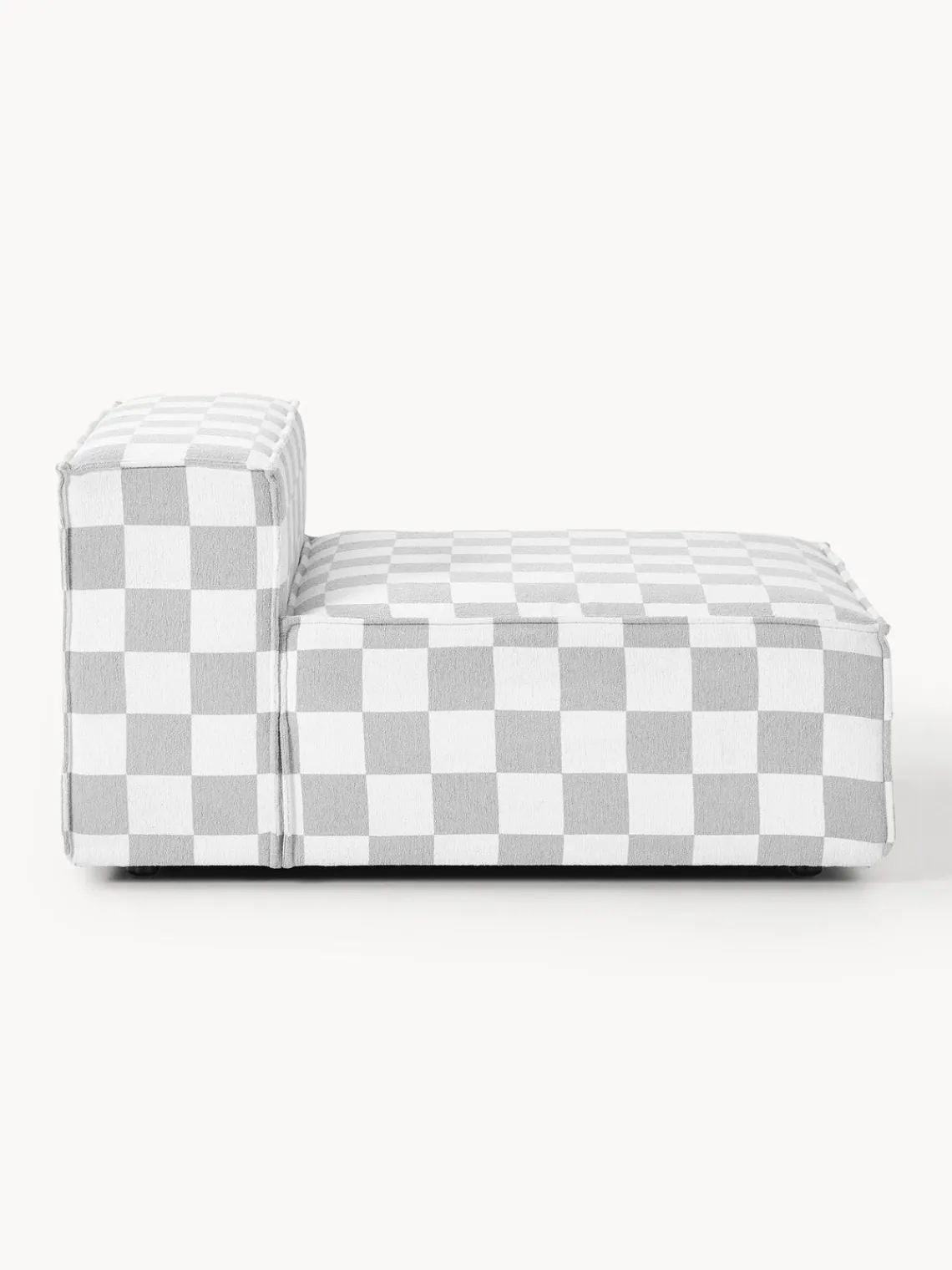 Outlet Módulo central en tejido bouclé Lennon, diseño Crosby Studios Sofás