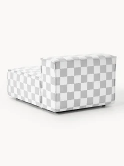 Outlet Módulo central en tejido bouclé Lennon, diseño Crosby Studios Sofás