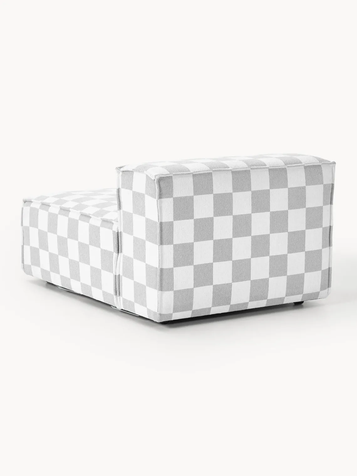 Outlet Módulo central en tejido bouclé Lennon, diseño Crosby Studios Sofás